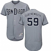 San Diego Padres #59 Quackenbush Gray Flexbase Collection Stitched Jersey JiaSu,baseball caps,new era cap wholesale,wholesale hats